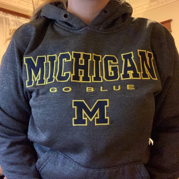 Tops - michigan go blue hoodie
